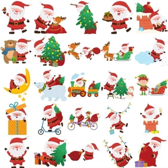 Assorted Santa 🎅🏼 Stickers - Picture 6 of 7